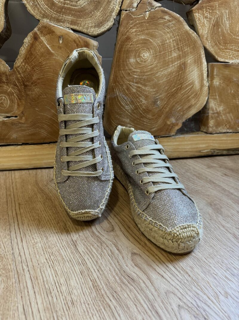 Espadrille Doré